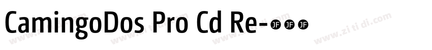CamingoDos Pro Cd Re字体转换 CamingoDos Pro Cd Re字体转换